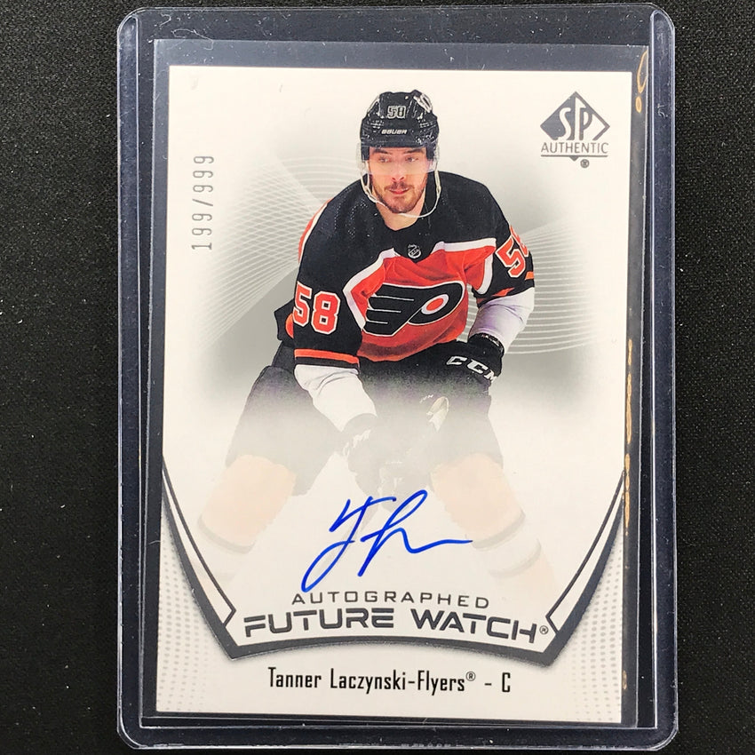 2021-22 Sp Authentic Nhl Tanner Laczynski Future Watch Rookie Auto 199/999