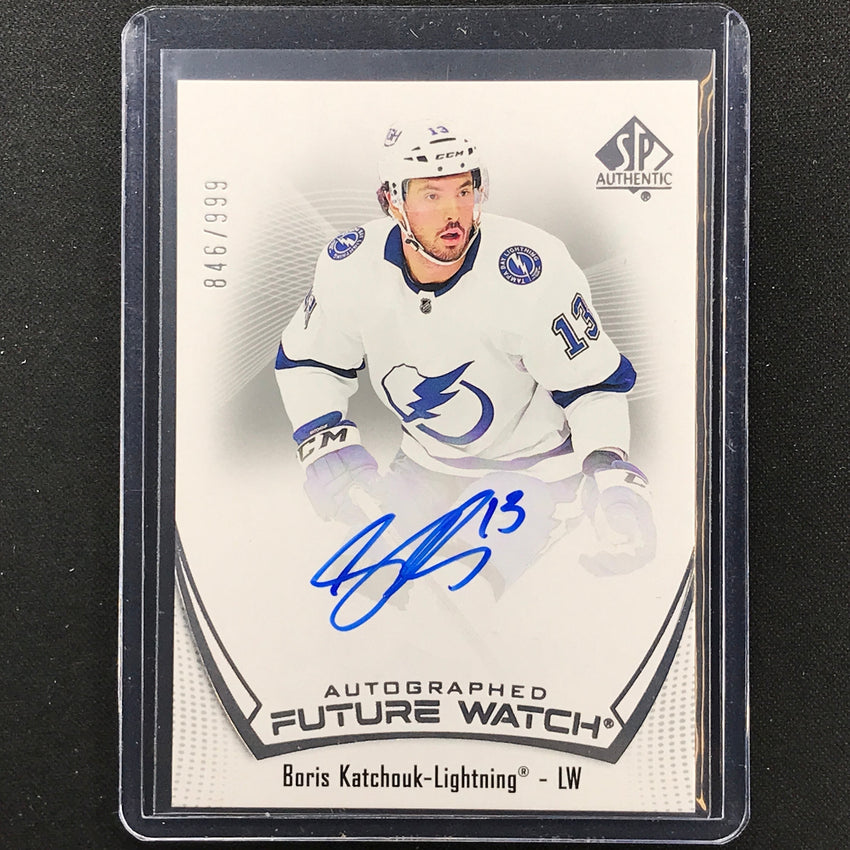 2021-22 Sp Authentic Nhl Boris Katchouk Future Watch Rookie Auto 846/999