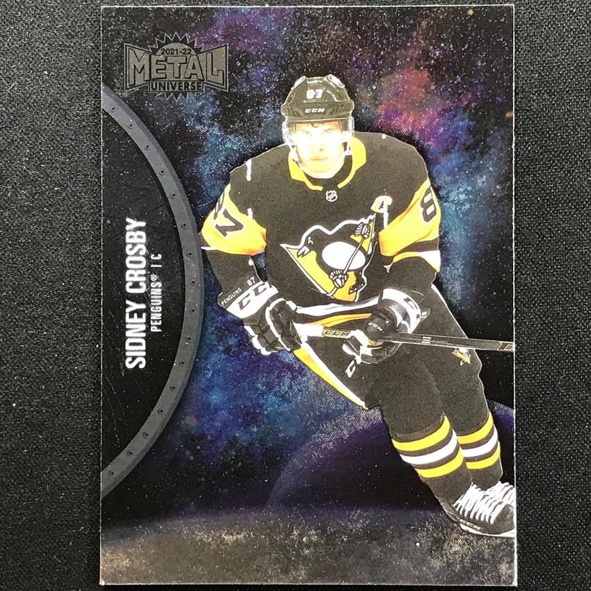 2021-22 Metal Universe NHL SIDNEY CROSBY Base #100