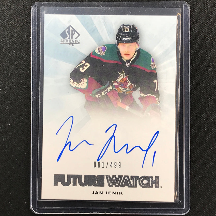 2021-22 Sp Authentic Nhl Jan Jenik 2011-12 Future Watch Rookie Auto 1/499