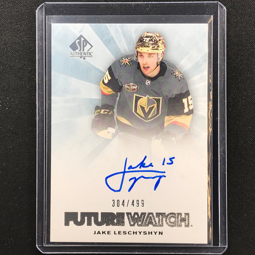 2021-22 Sp Authentic Nhl Jake Leschyshyn 2011-12 Future Rookie Auto 304/499