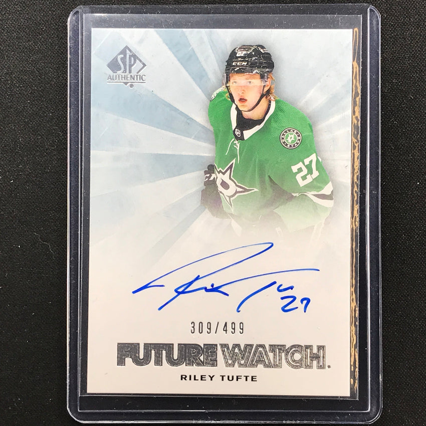 2021-22 Sp Authentic Nhl Riley Tufte 2011-12 Future Watch Rookie Auto 309/499