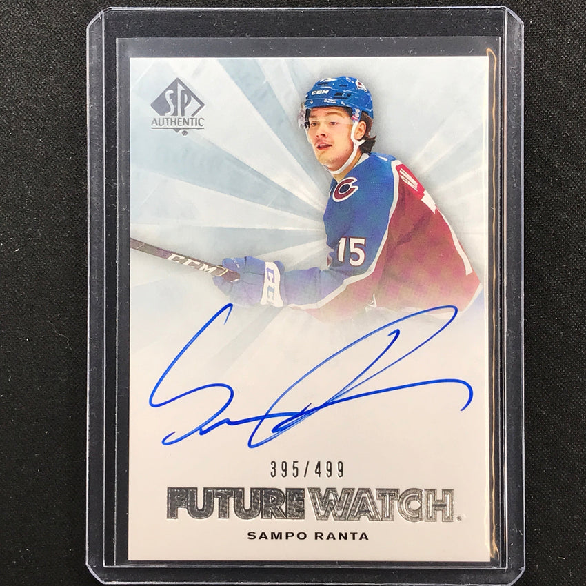 2021-22 Sp Authentic Nhl Sampo Ranta 2011-12 Future Watch Rookie Auto 395/499