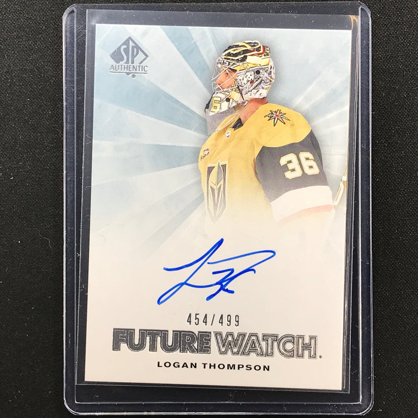 2021-22 Sp Authentic Nhl Logan Thompson 2011-12 Future Watch Rookie Auto 454/499