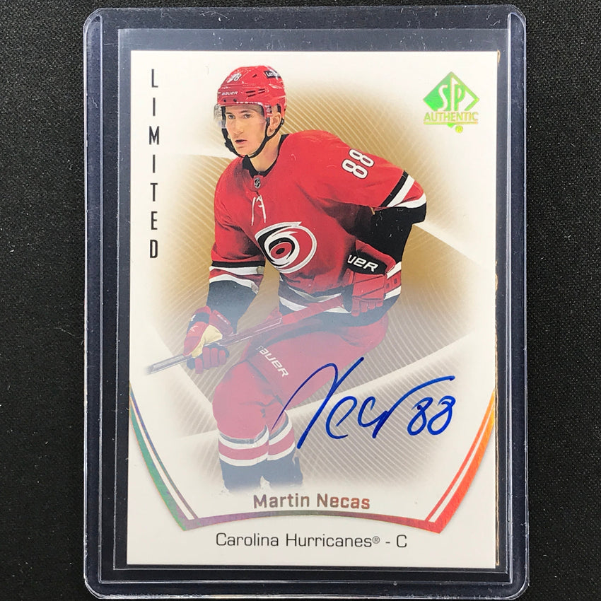 2021-22 Sp Authentic Nhl Martin Necas Limited Auto Base No 53