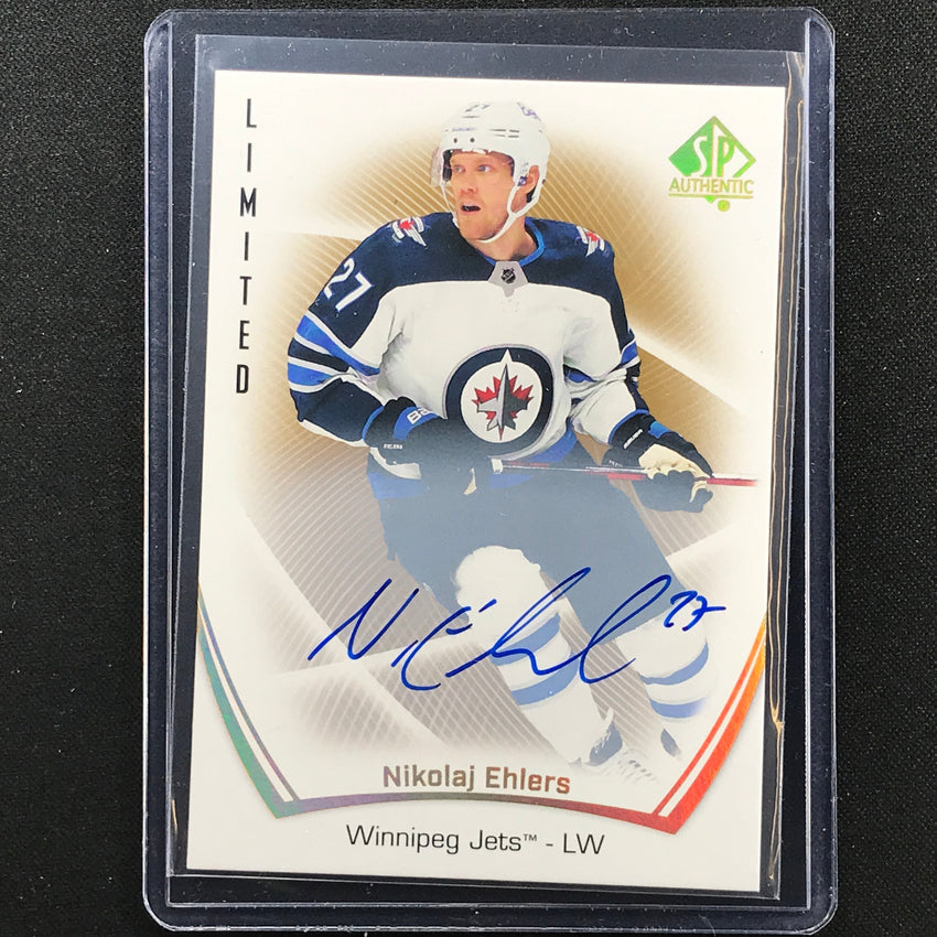 2021-22 Sp Authentic Nhl Nikolaj Ehlers Limited Auto Base No 70