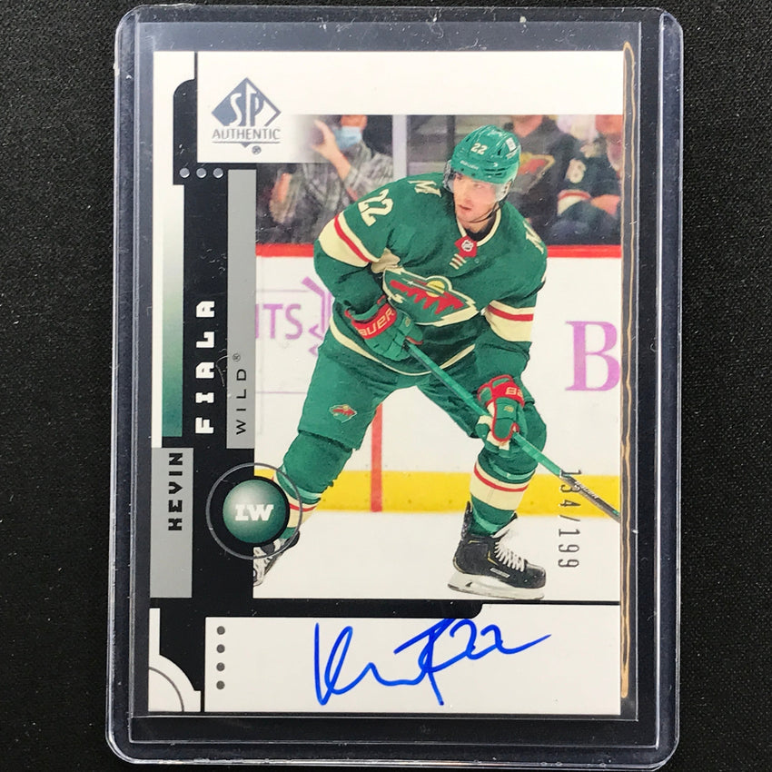 2021-22 Sp Authentic Nhl Kevin Fiala 2001-02 Retro Auto 134/199