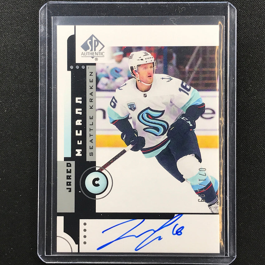 2021-22 Sp Authentic Nhl Jared Mccann 2001-02 Retro Auto 71/199
