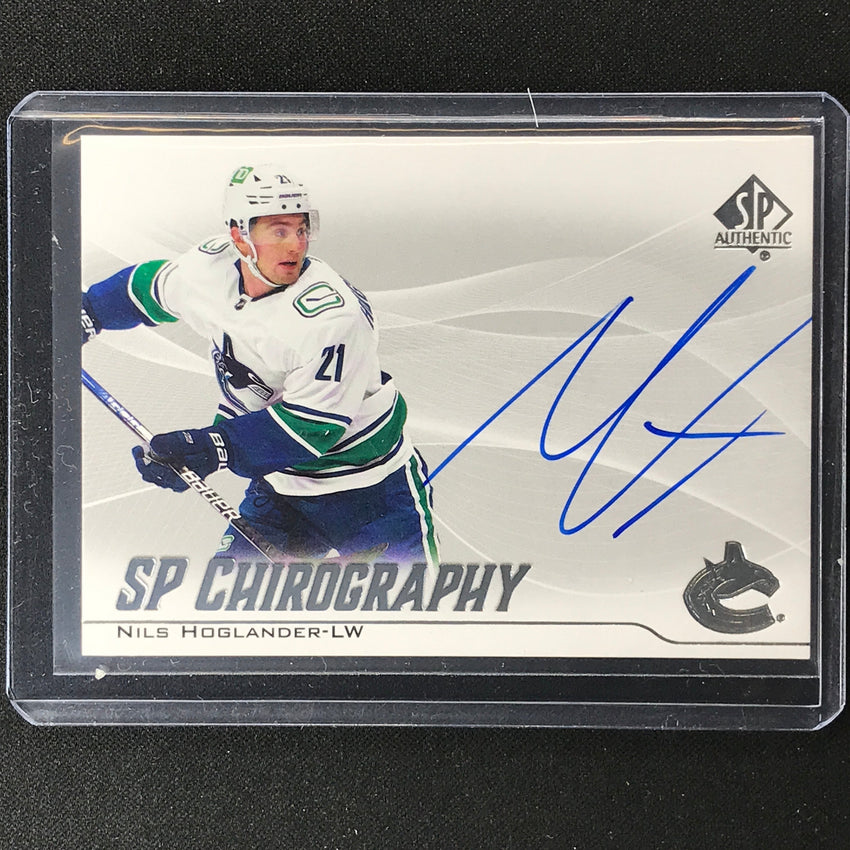 2021-22 SP Authentic NHL NILS HOGLANDER Chirography Auto #NH