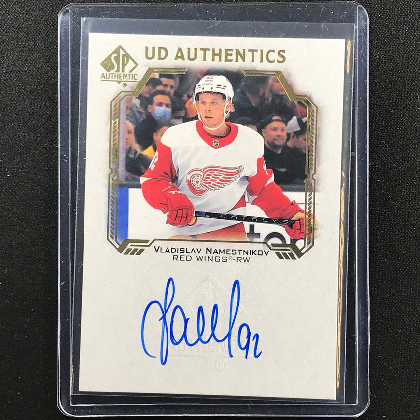 2021-22 SP Authentic NHL VASILY NAMESTNIKOV UD Authentics Auto #VN