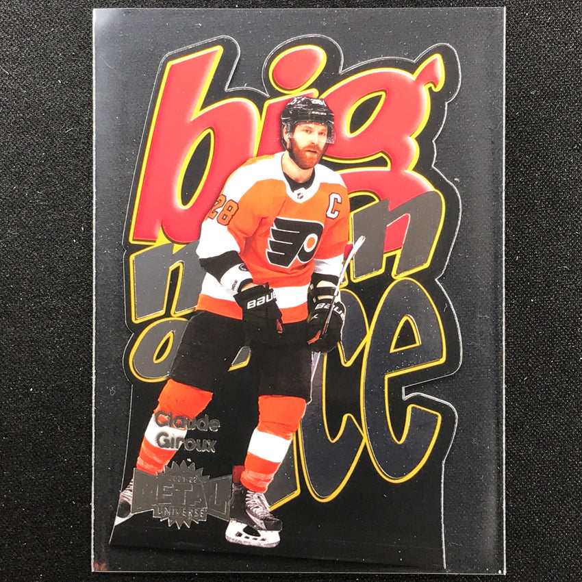 2021-22 Metal Universe NHL CLAUDE GIROUX Big Man on Ice Die-Cut Base #26