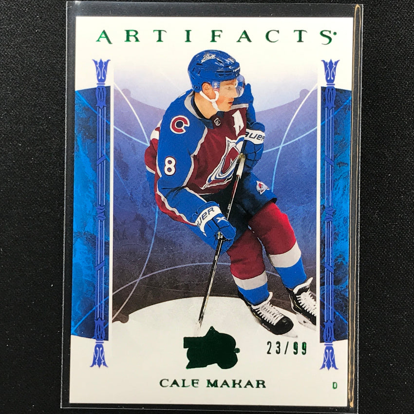 2022-23 Artifacts Nhl Cale Makar Base Emerald /99 No 55