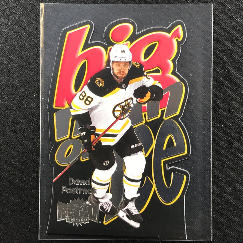 2021-22 Metal Universe NHL DAVID PASTRNAK Big Man on Ice Die-Cut Base #28