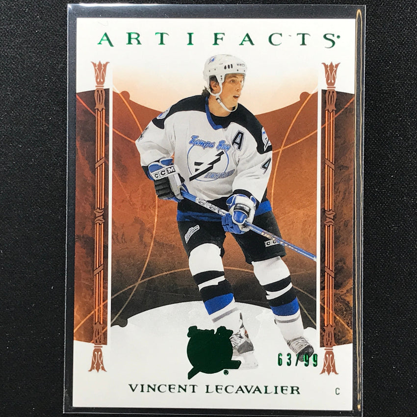 2022-23 Artifacts Nhl Vincent Lecavalier Legends Base Emerald /99 No 163