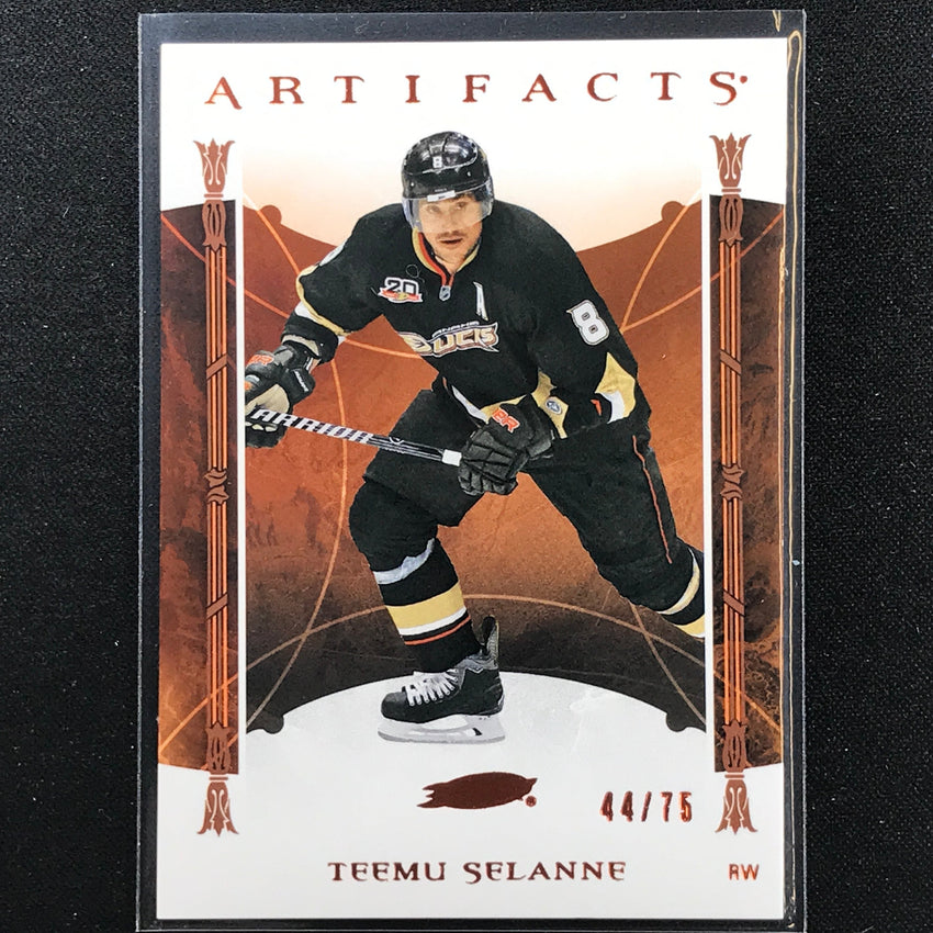 2022-23 Artifacts Nhl Teemu Selanne Legends Autumn 44/75