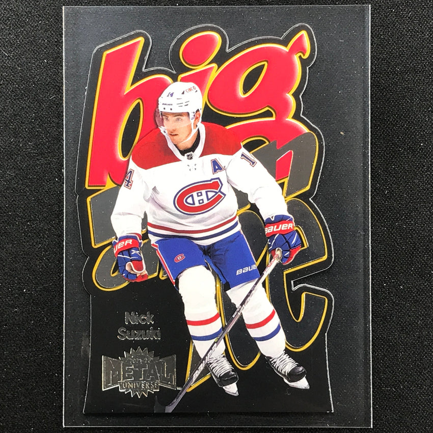 2021-22 Metal Universe NHL NICK SUZUKI Big Man on Ice Die-Cut Base #38
