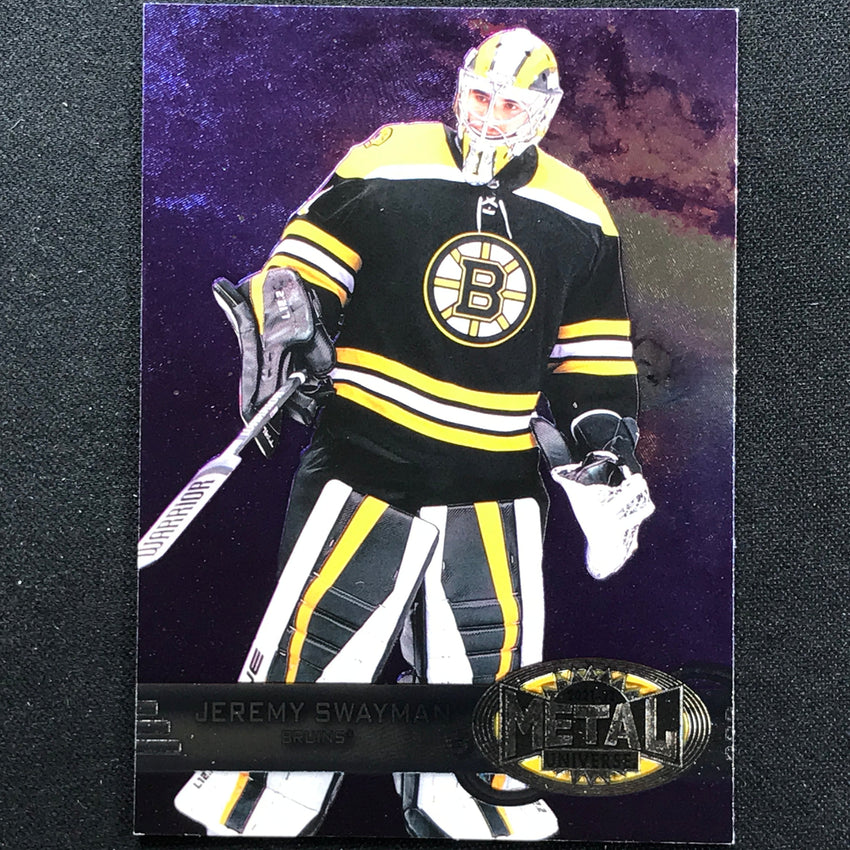 2021-22 Metal Universe Nhl Jeremy Swayman 1997-98 Retro Rookie Base No 5