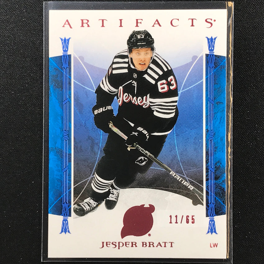 2022-23 Artifacts Nhl Jesper Bratt Base Rose 11/65