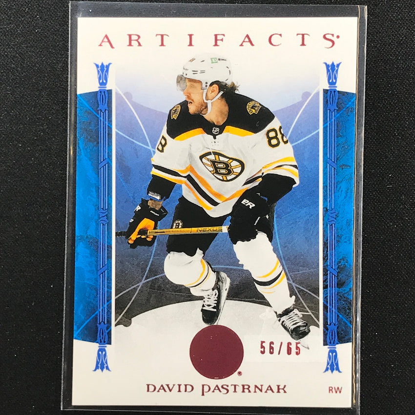 2022-23 Artifacts Nhl David Pastrnak Base Rose 56/65