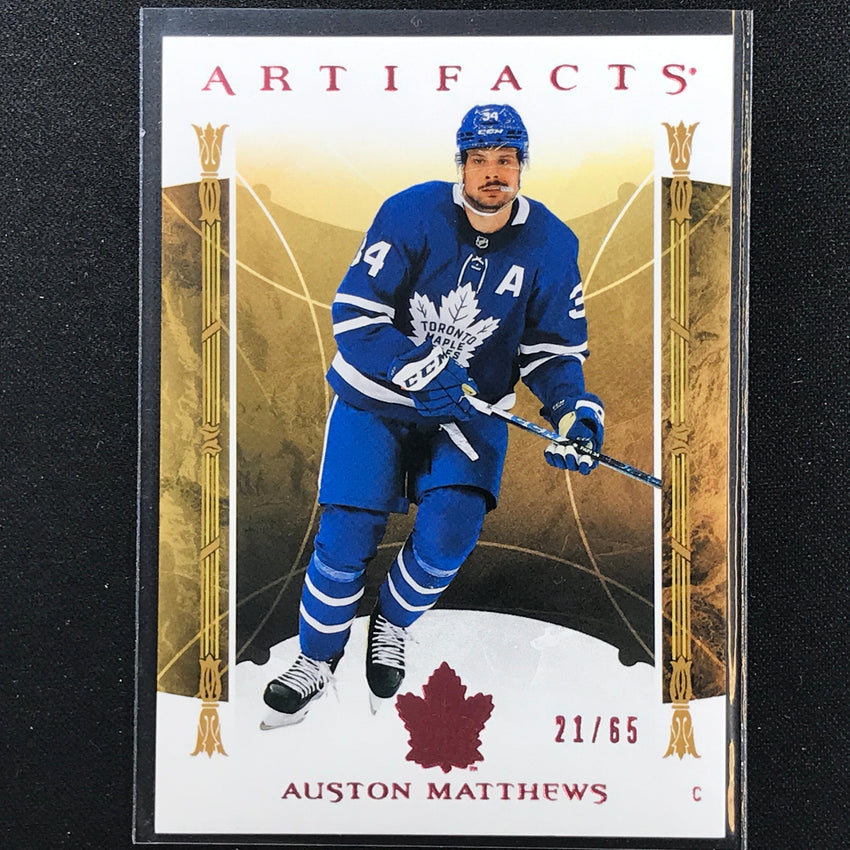 2022-23 Artifacts Nhl Auston Matthews Stars Rose 21/65