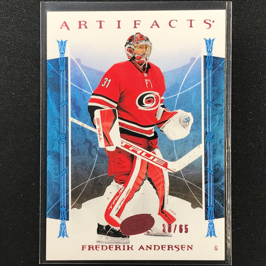 2022-23 Artifacts Nhl Frederik Andersen Goalies Rose 36/65