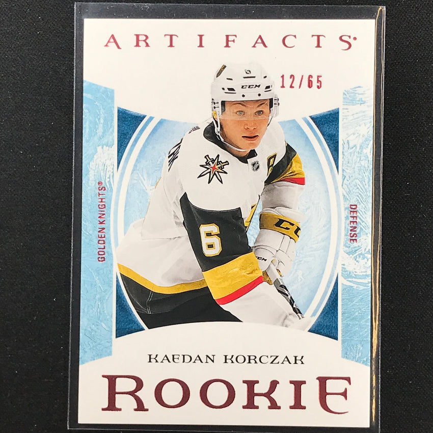 2022-23 Artifacts Nhl Kaedan Korczak Rookies Rose 12/65