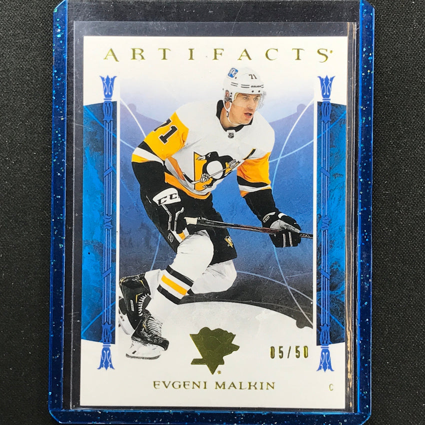 2022-23 Artifacts Nhl Evgeni Malkin Base Yellow 5/50