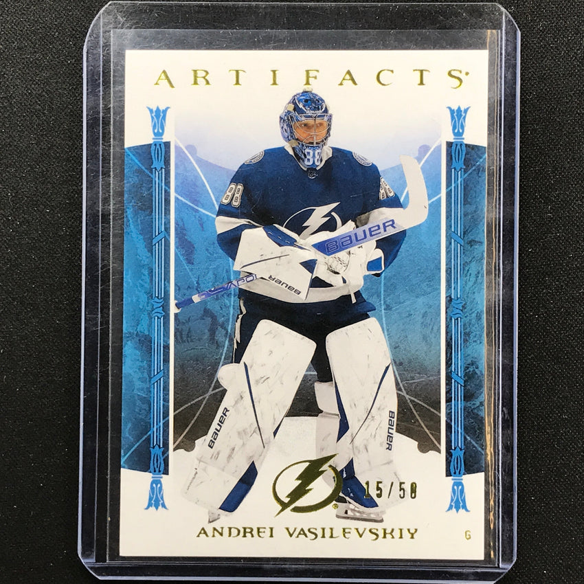 2022-23 Artifacts Nhl Andrei Vasilevskiy Goalies Yellow 15/50