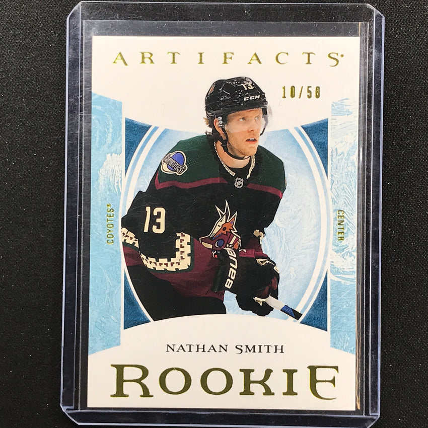 2022-23 Artifacts Nhl Nathan Smith Rookies Yellow 10/50