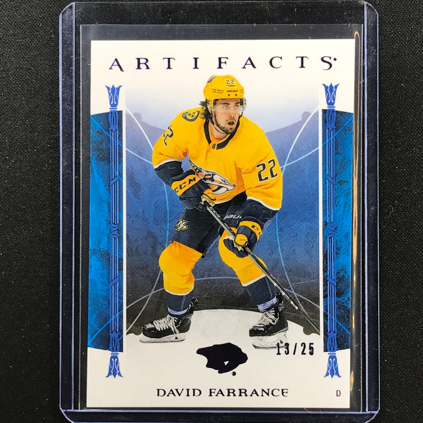 2022-23 Artifacts Nhl David Farrance Base Purple 13/25