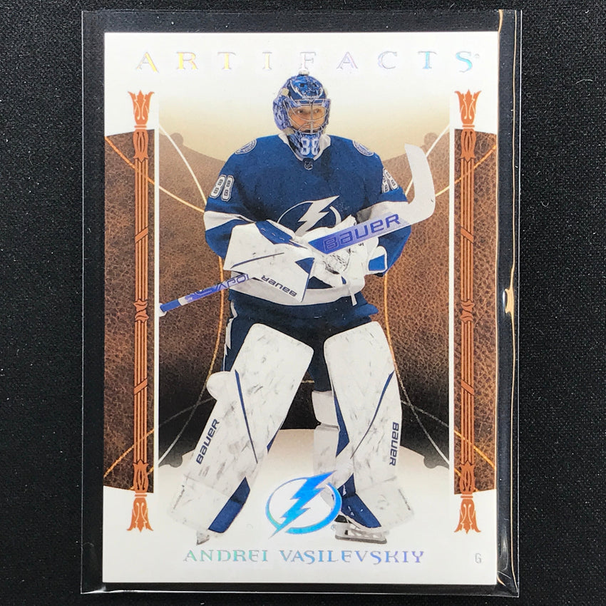2022-23 Artifacts NHL ANDREI VASILEVSKIY Goalies Leather SP #151