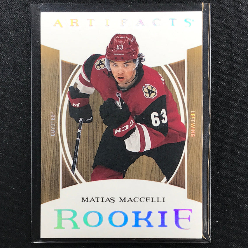 2022-23 Artifacts NHL MATIAS MACCELLI Rookies Wood SP #172