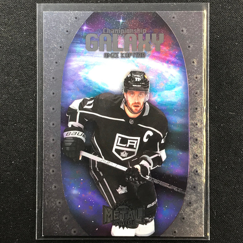 2021-22 Metal Universe Nhl Anze Kopitar Championship Galaxy Base Sp No 3