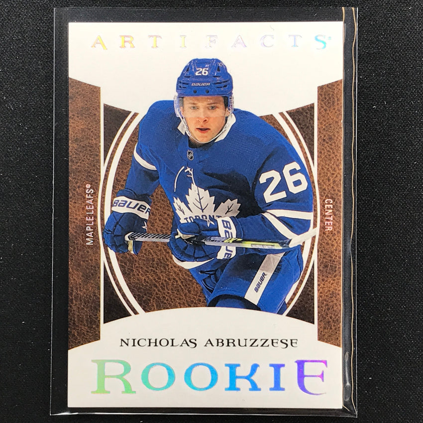 2022-23 Artifacts Nhl Nicholas Abruzzese Rookies Leather Sp No 173