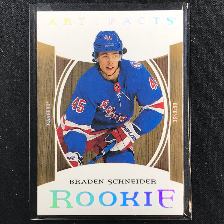 2022-23 Artifacts NHL BRADEN SCHNEIDER Rookies Wood SP #185