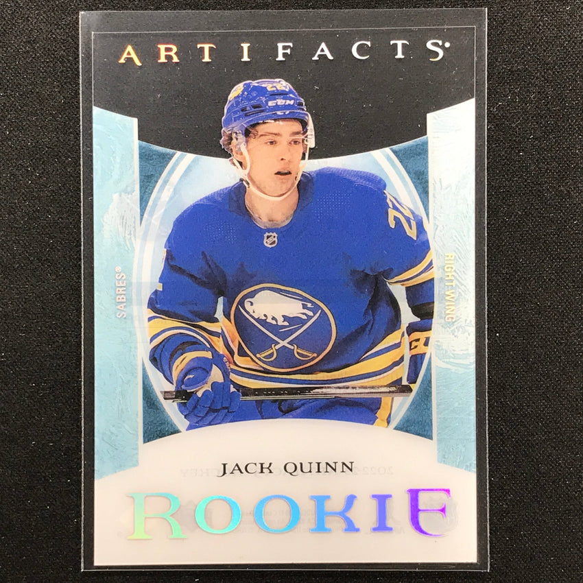 2022-23 Artifacts Nhl Jack Quinn Clear Cut Rookie Acetate No 4