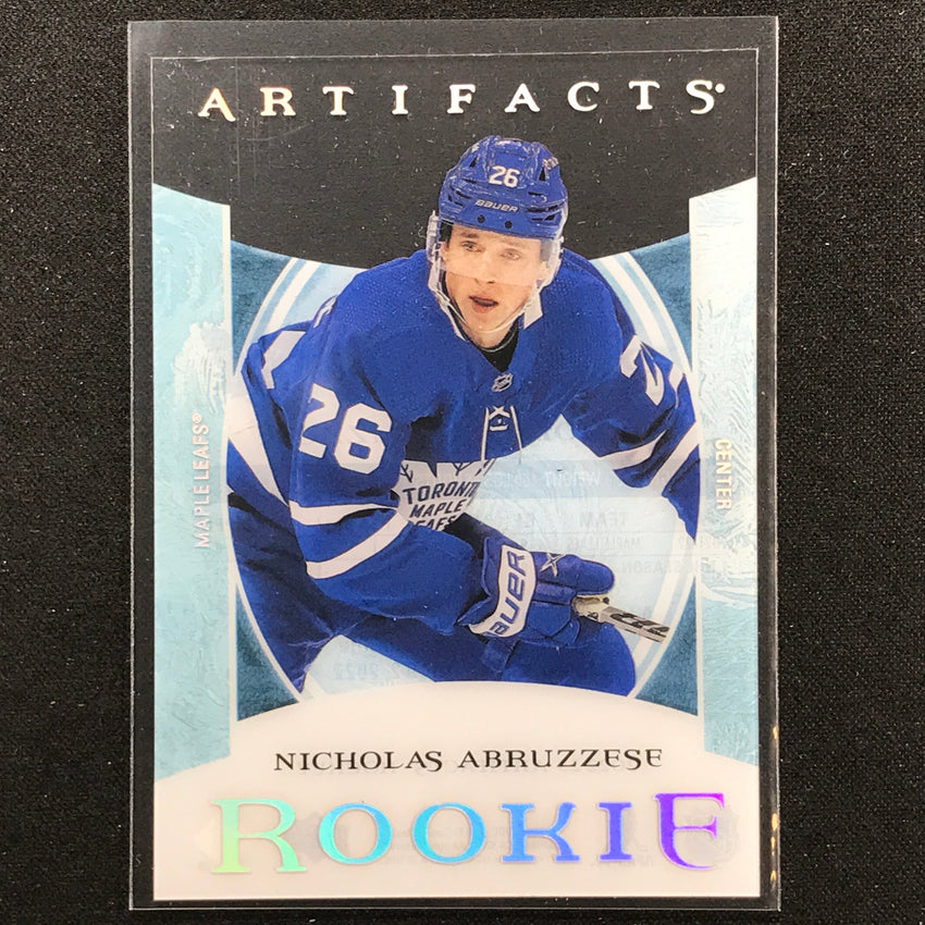 2022-23 Artifacts NHL NICHOLAS ABRUZZESE Clear Cut Rookie Acetate #20