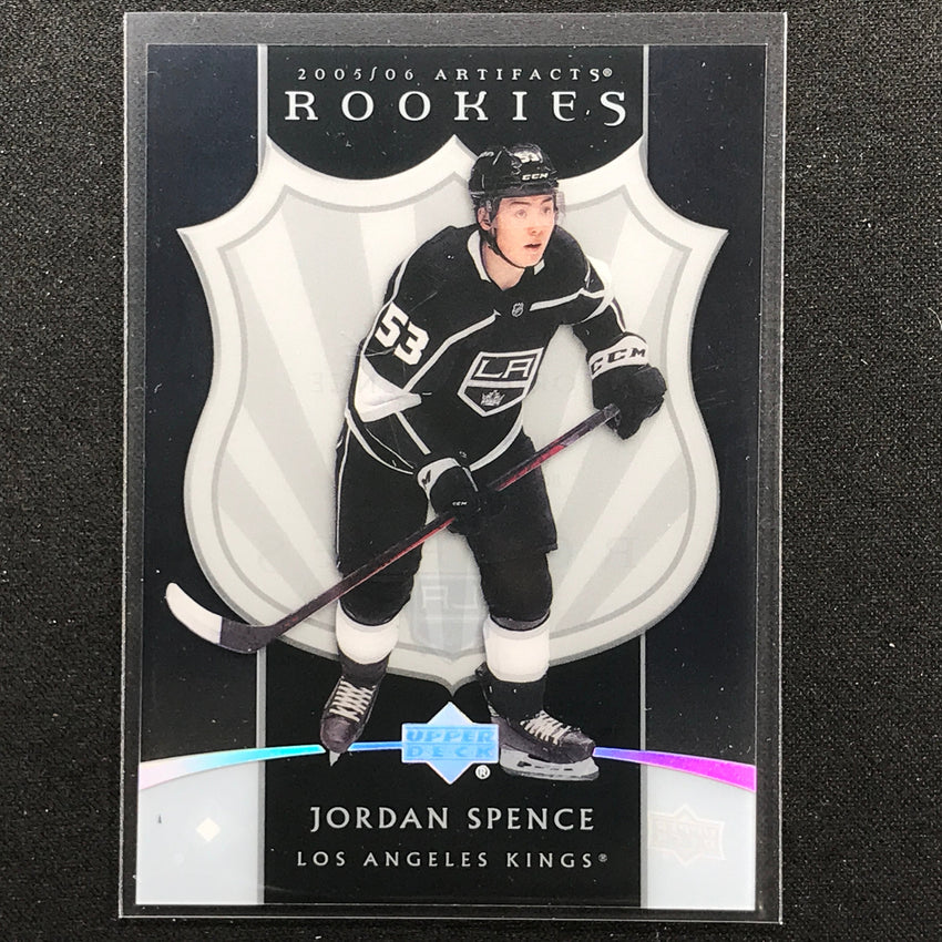 2022-23 Artifacts Nhl Jordan Spence 2005-06 Clear Cut Retro Rookies Acetate No 14