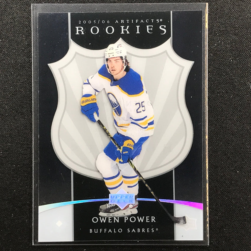 2022-23 Artifacts Nhl Owen Power 2005-06 Clear Cut Retro Rookies Acetate No 19