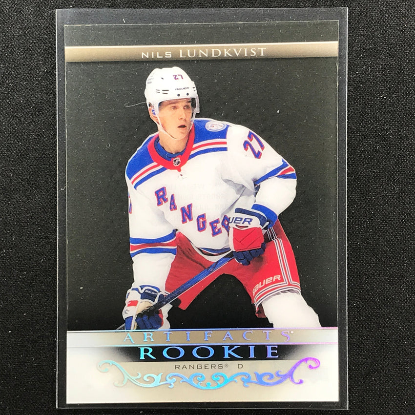 2022-23 Artifacts NHL NILS LUNDKIVST 2021-22 Update Clear Cut Rookie Acetate #20