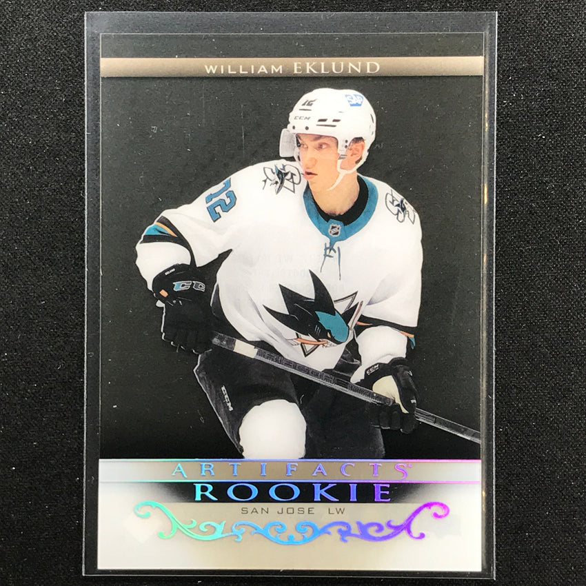 2022-23 Artifacts Nhl William Eklund 2021-22 Update Clear Cut Rookie Acetate No 24