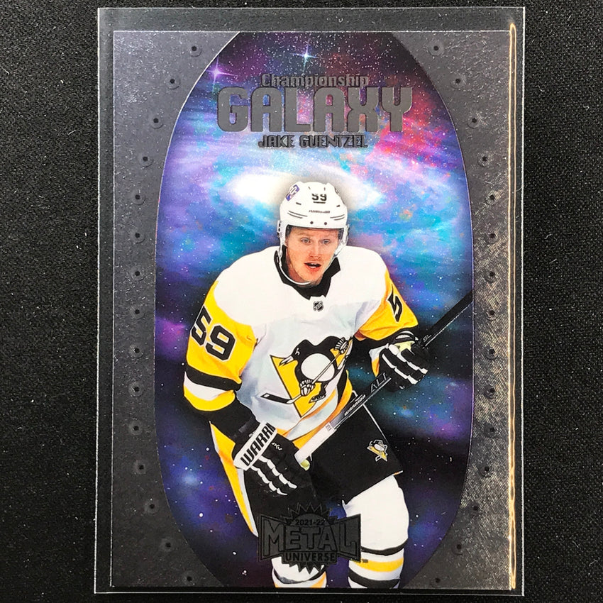 2021-22 Metal Universe NHL JAKE GUENTZEL Championship Galaxy Base SP #6