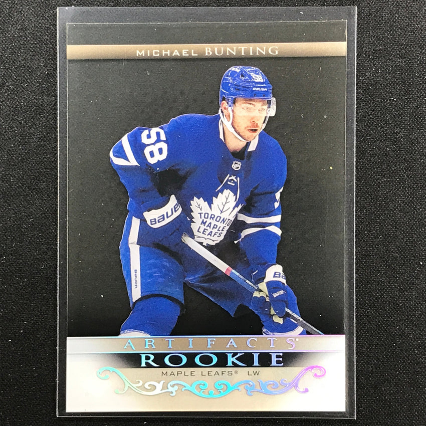 2022-23 Artifacts NHL MICHAEL BUNTING 2021 Update Clear Cut Rookie Acetate #28
