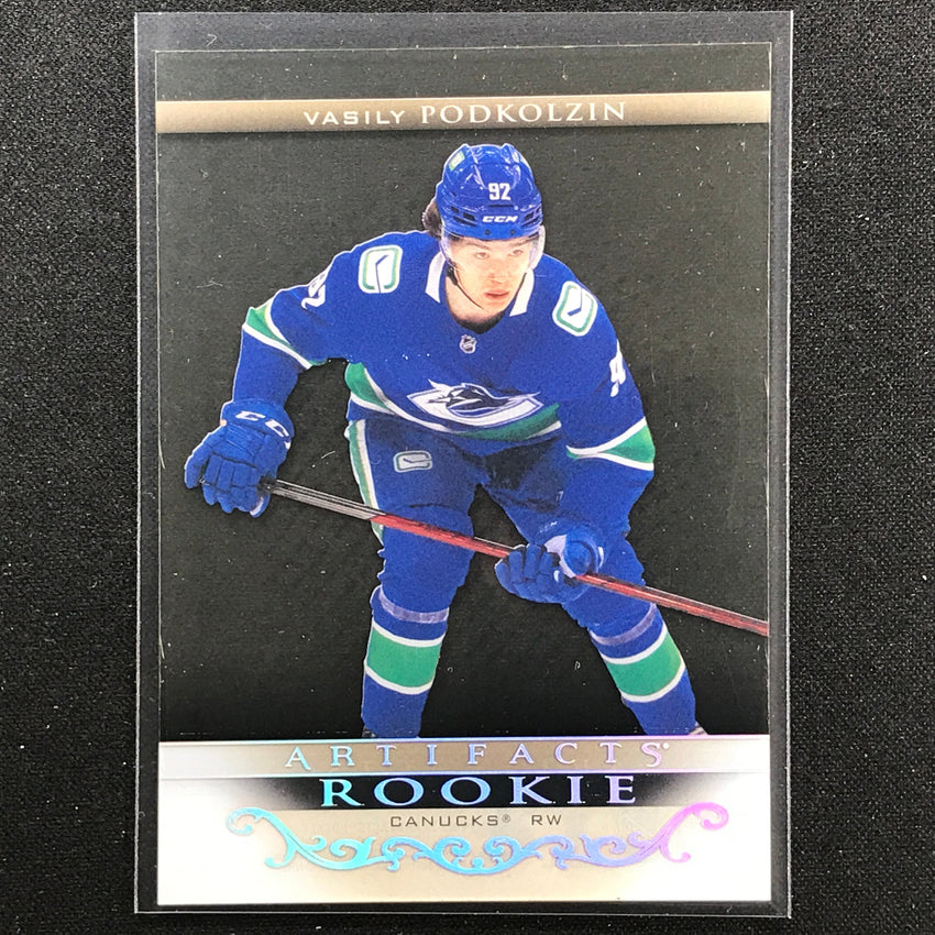 2022-23 Artifacts NHL VASILY PODKOLZIN 2021 Update Clear Cut Rookie Acetate #29