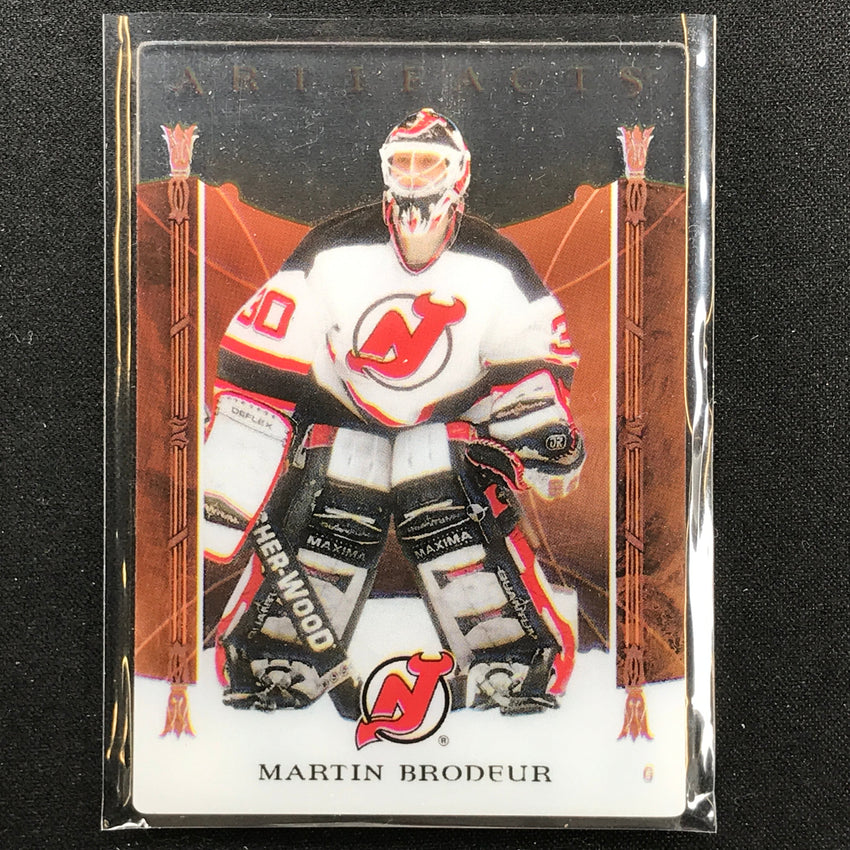 2022-23 Artifacts Nhl Martin Brodeur Legends Plexi Acetate Sp No 168