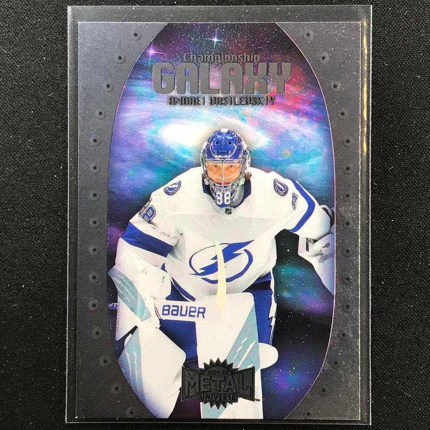 2021-22 Metal Universe NHL ANDREI VASILEVSKIY Championship Galaxy Base SP #7