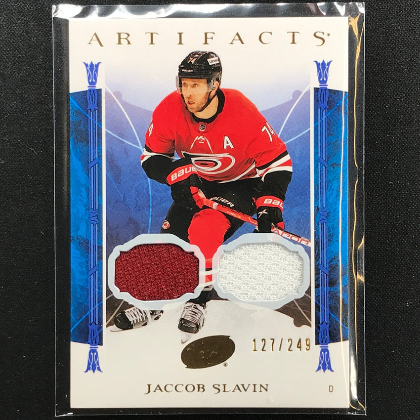 2022-23 Artifacts Nhl Jaccob Slavin Base Material Dual Relic 127/249