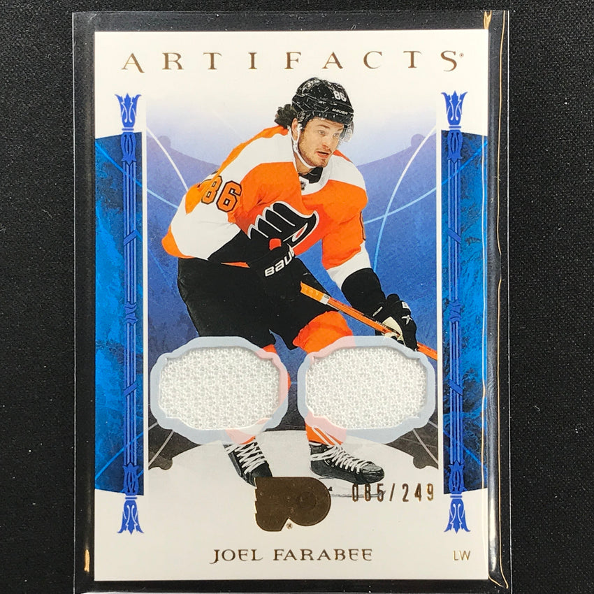 2022-23 Artifacts Nhl Joel Farabee Base Material Dual Relic 85/249