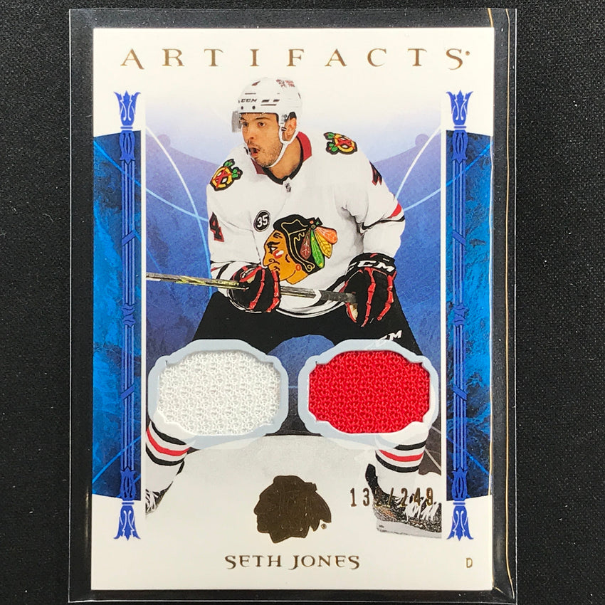 2022-23 Artifacts Nhl Seth Jones Base Material Dual Relic 132/249