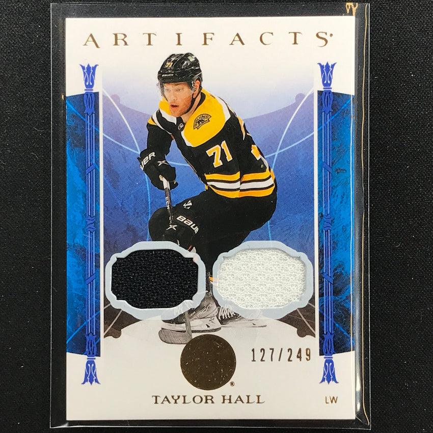 2022-23 Artifacts Nhl Taylor Hall Base Material Dual Relic 127/249